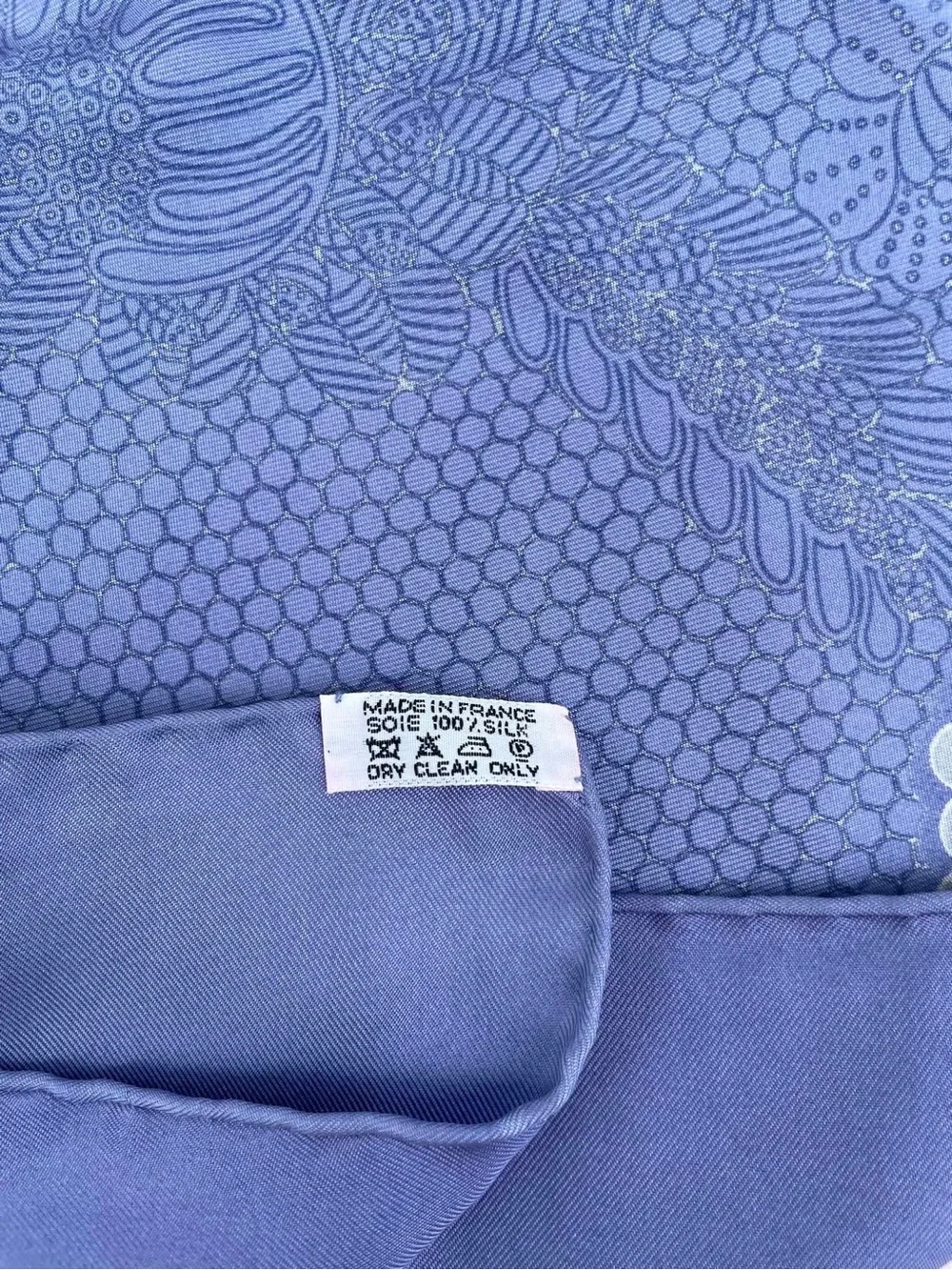 Hermes Lavender and Purple Silk Scarf - Picture 9 of 15